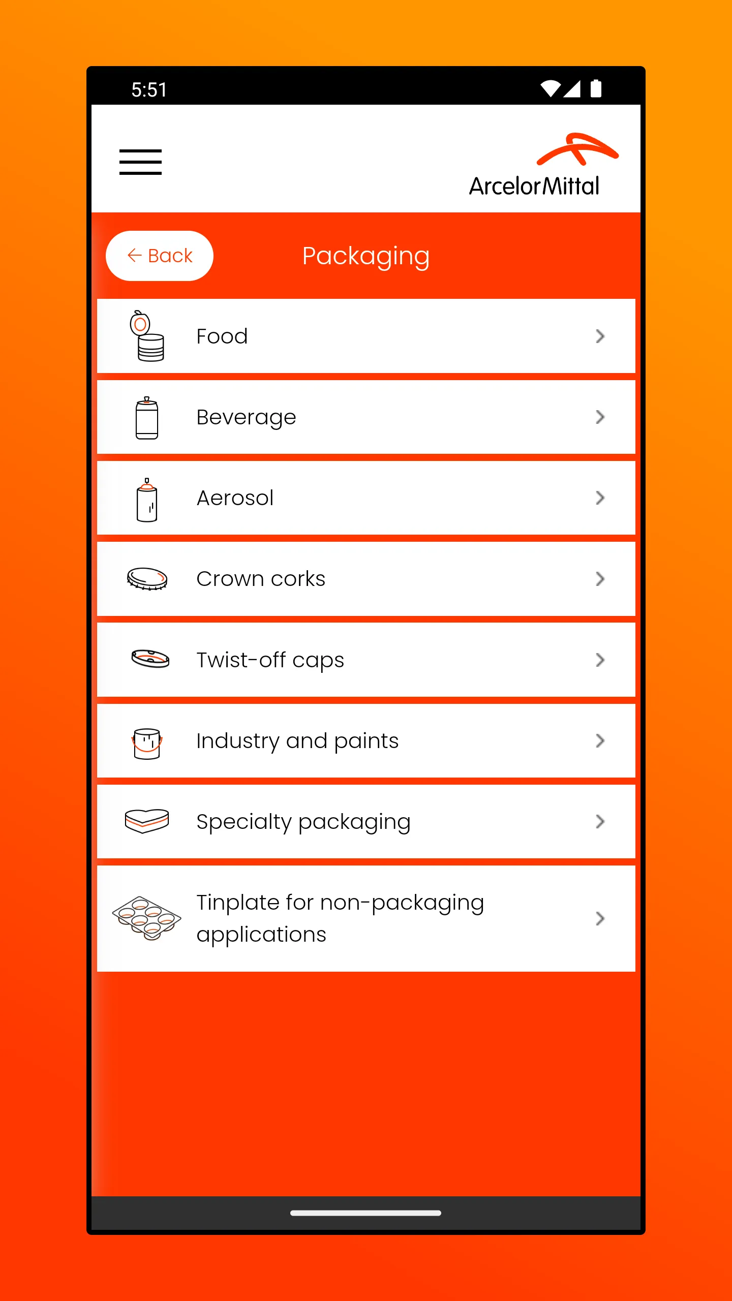 ArcelorMittal EU Steel Advisor | Indus Appstore | Screenshot