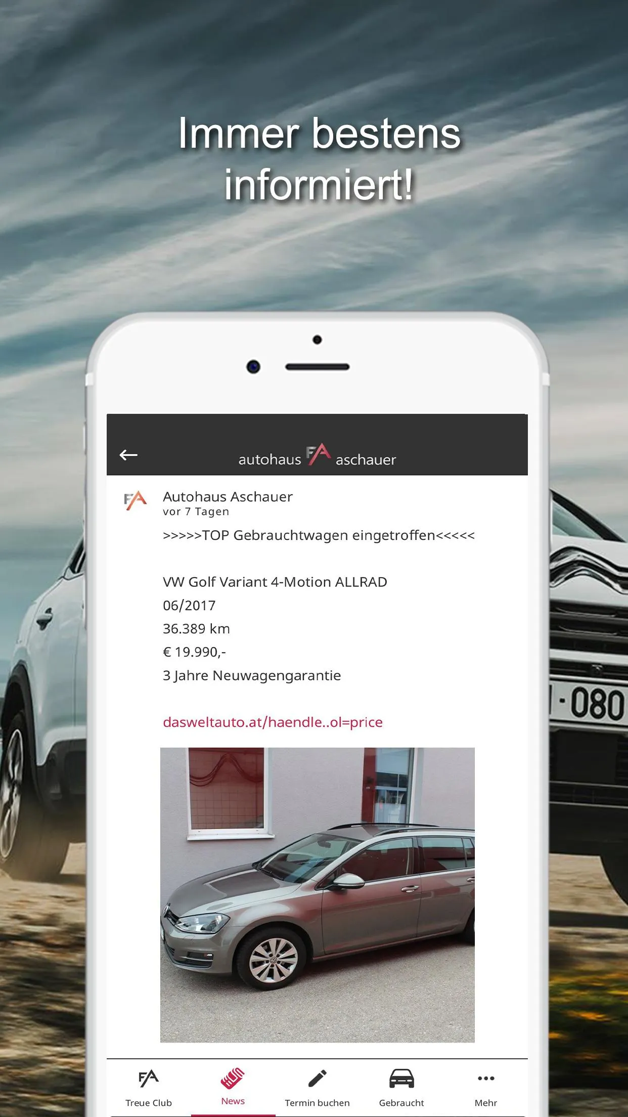 Autohaus Aschauer | Indus Appstore | Screenshot
