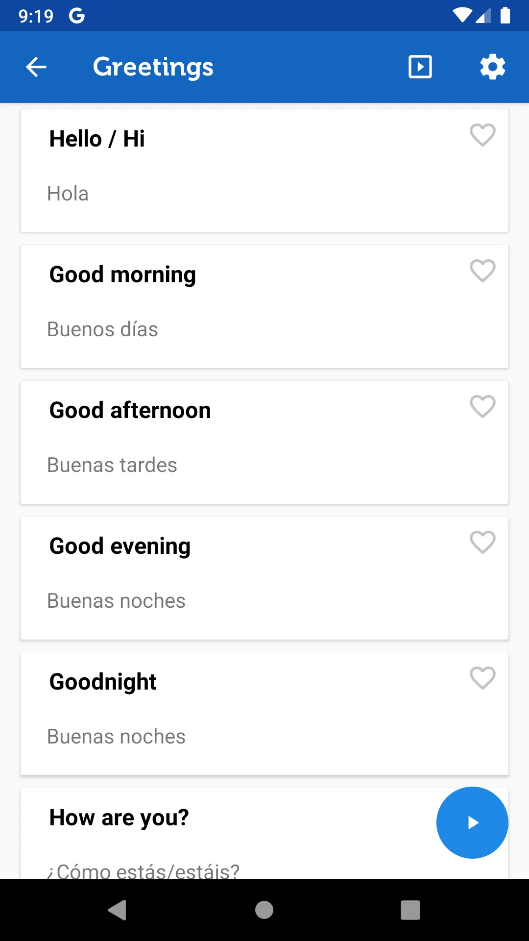 Learn Spanish Phrasebook Pro | Indus Appstore | Screenshot