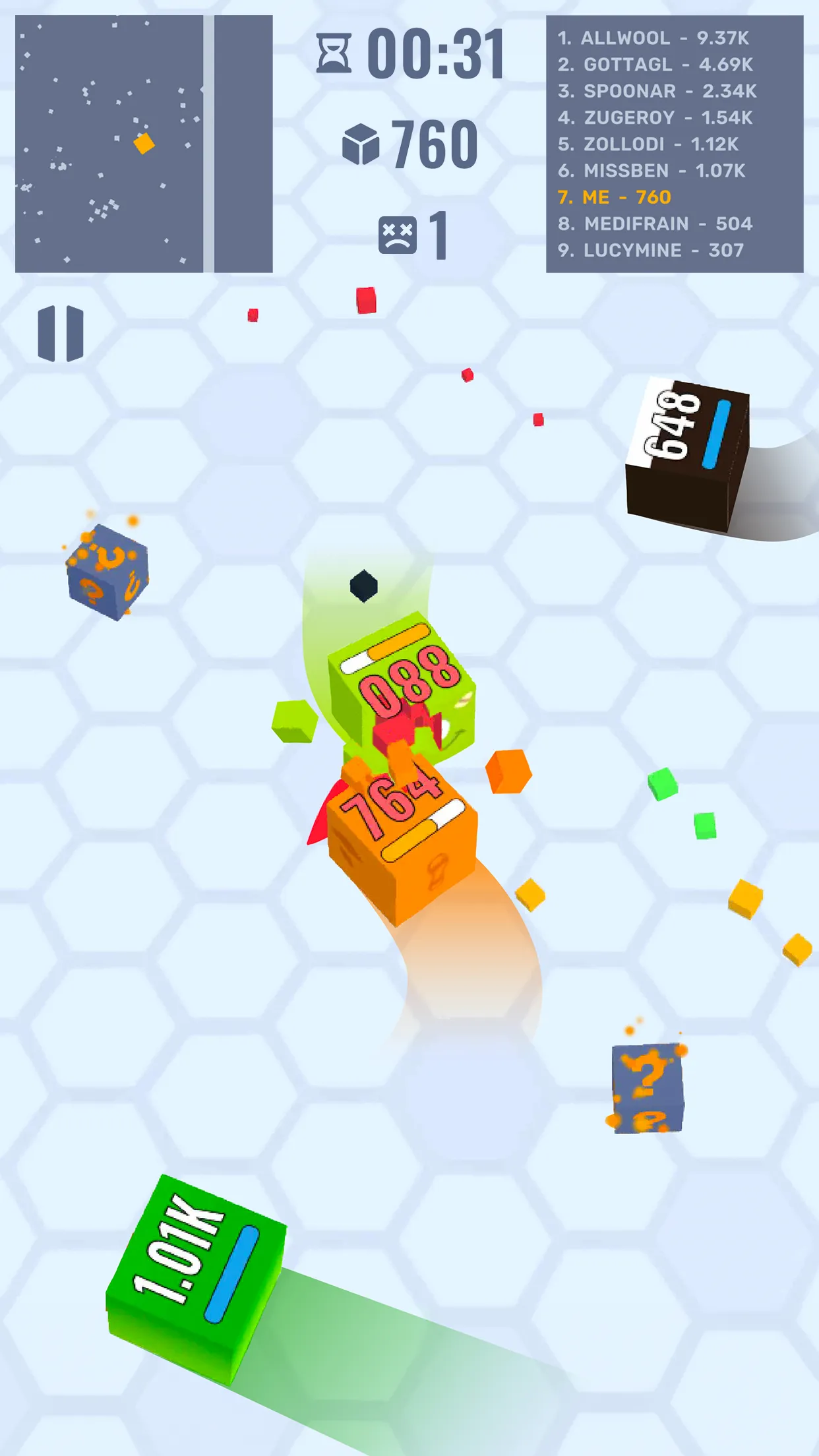 Cube Zone io | Indus Appstore | Screenshot