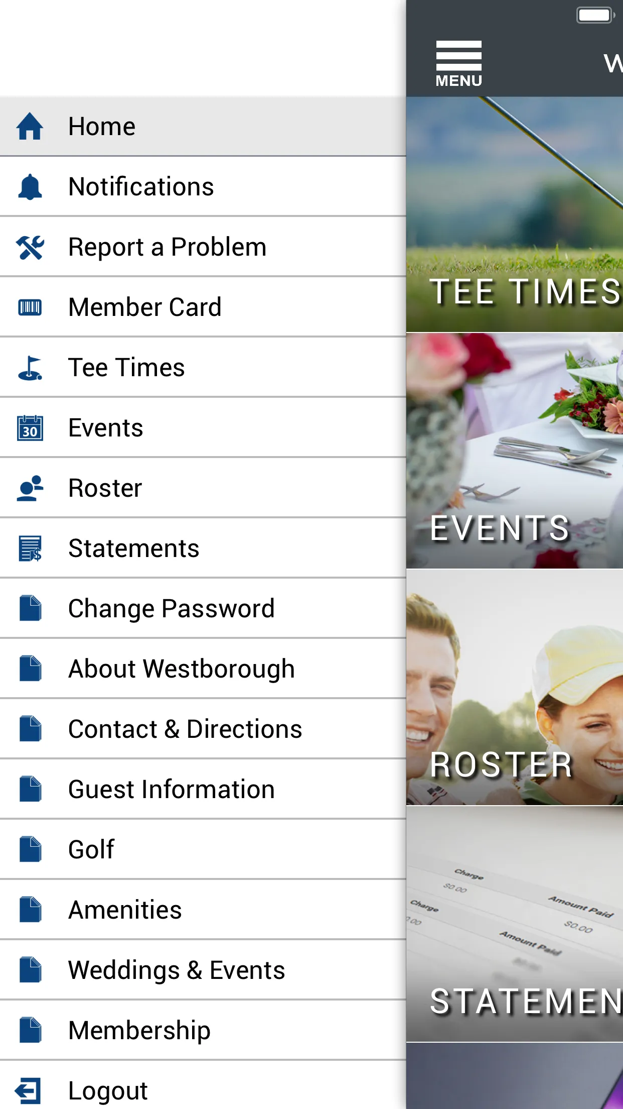 Westborough Country Club | Indus Appstore | Screenshot