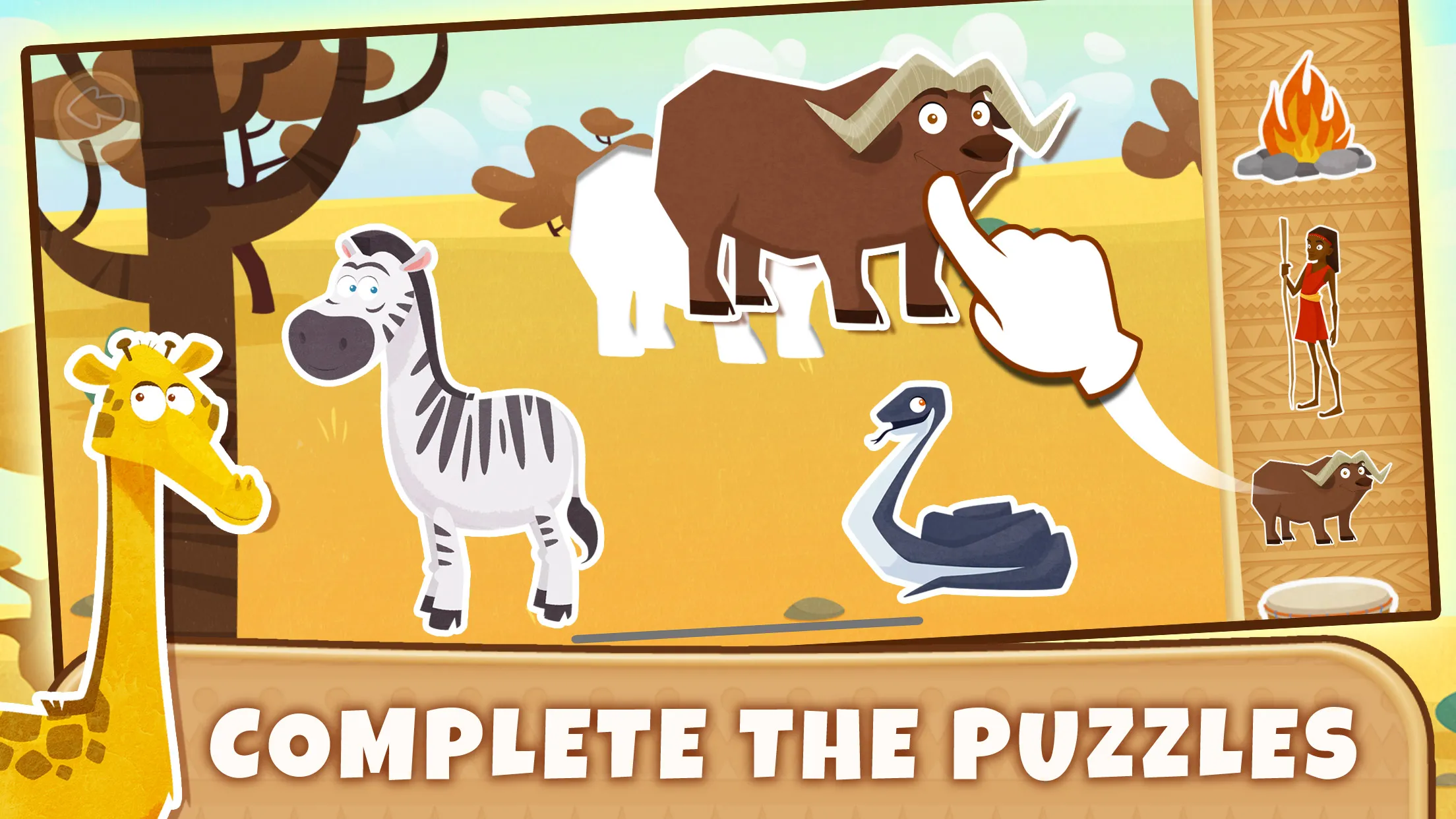 Africa Animals Games for Kids | Indus Appstore | Screenshot