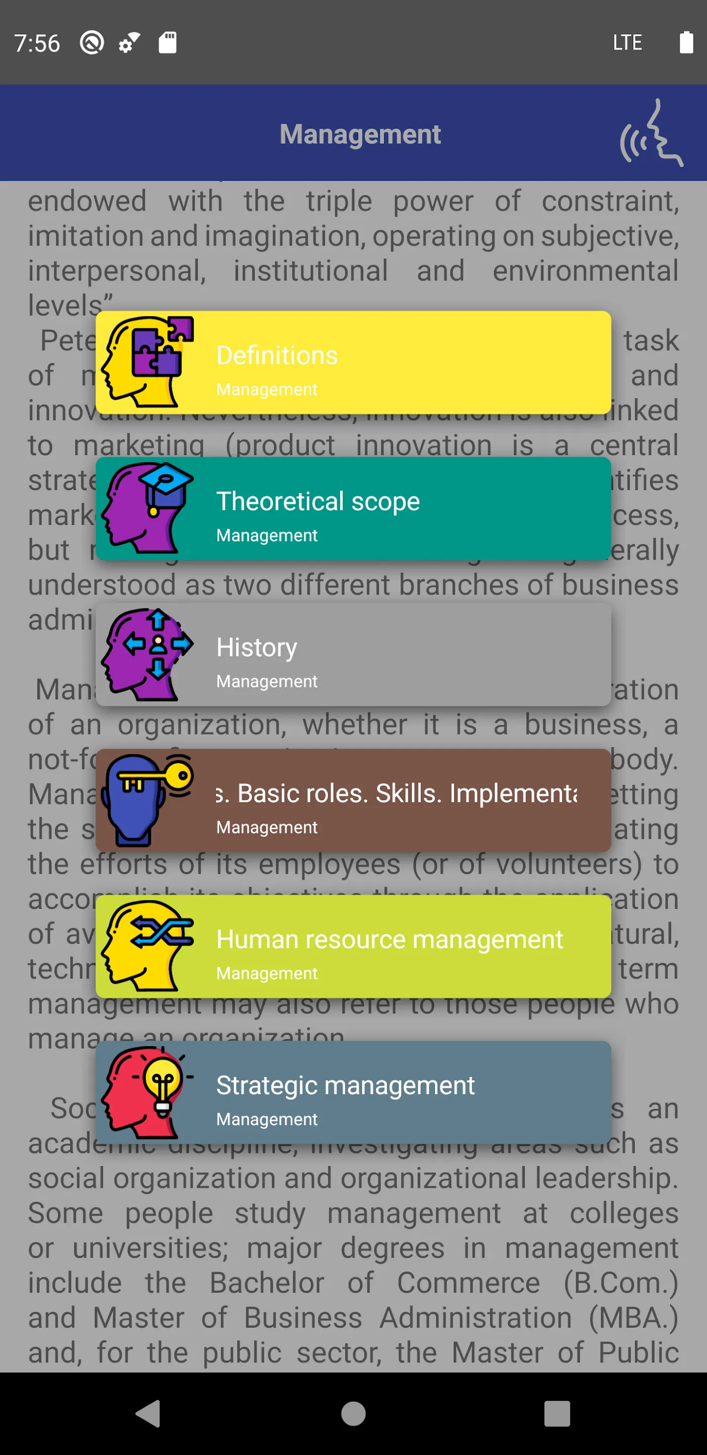 Management Fundamentals | Indus Appstore | Screenshot