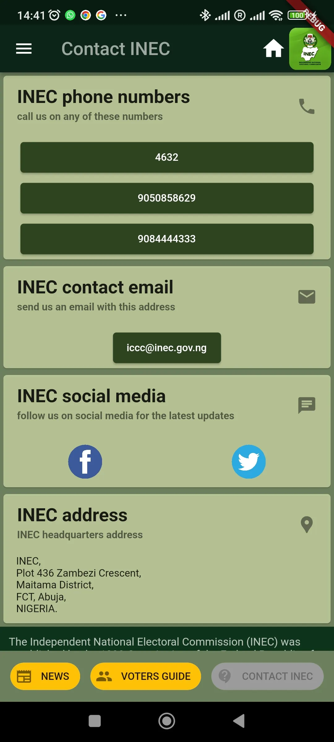 myINEC: Official app of INEC | Indus Appstore | Screenshot