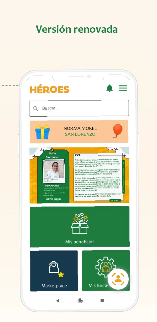 Héroes Fundación Paraguaya | Indus Appstore | Screenshot