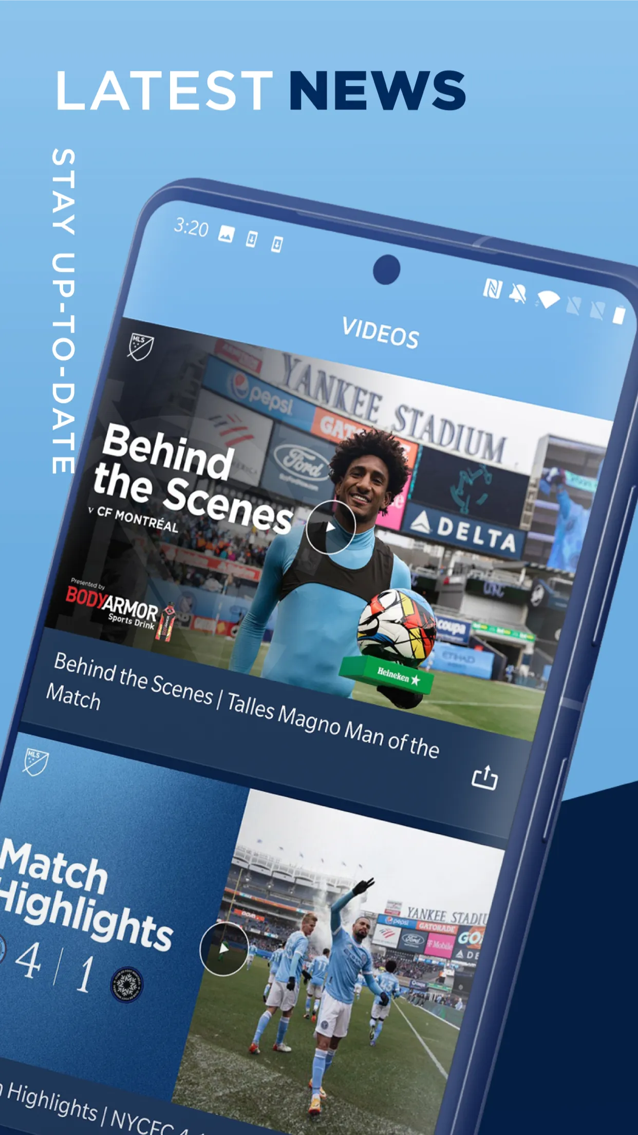 New York City FC | Indus Appstore | Screenshot