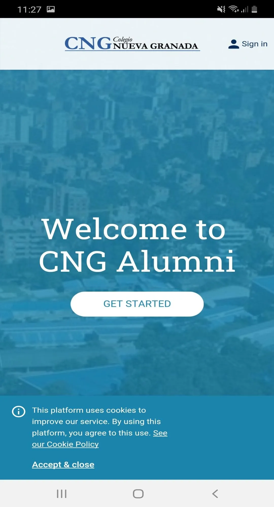 CNG Alumni | Indus Appstore | Screenshot