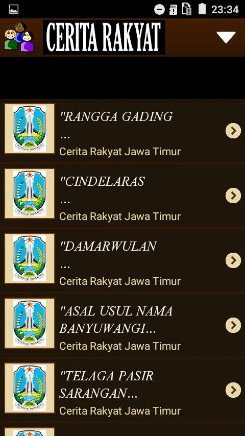 Cerita Rakyat dari Jawa | Indus Appstore | Screenshot