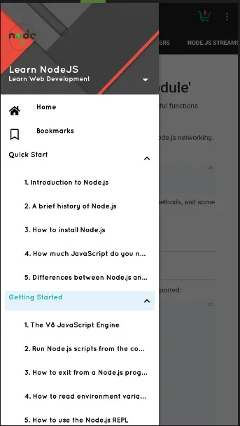 Learn NodeJS Offline | Indus Appstore | Screenshot