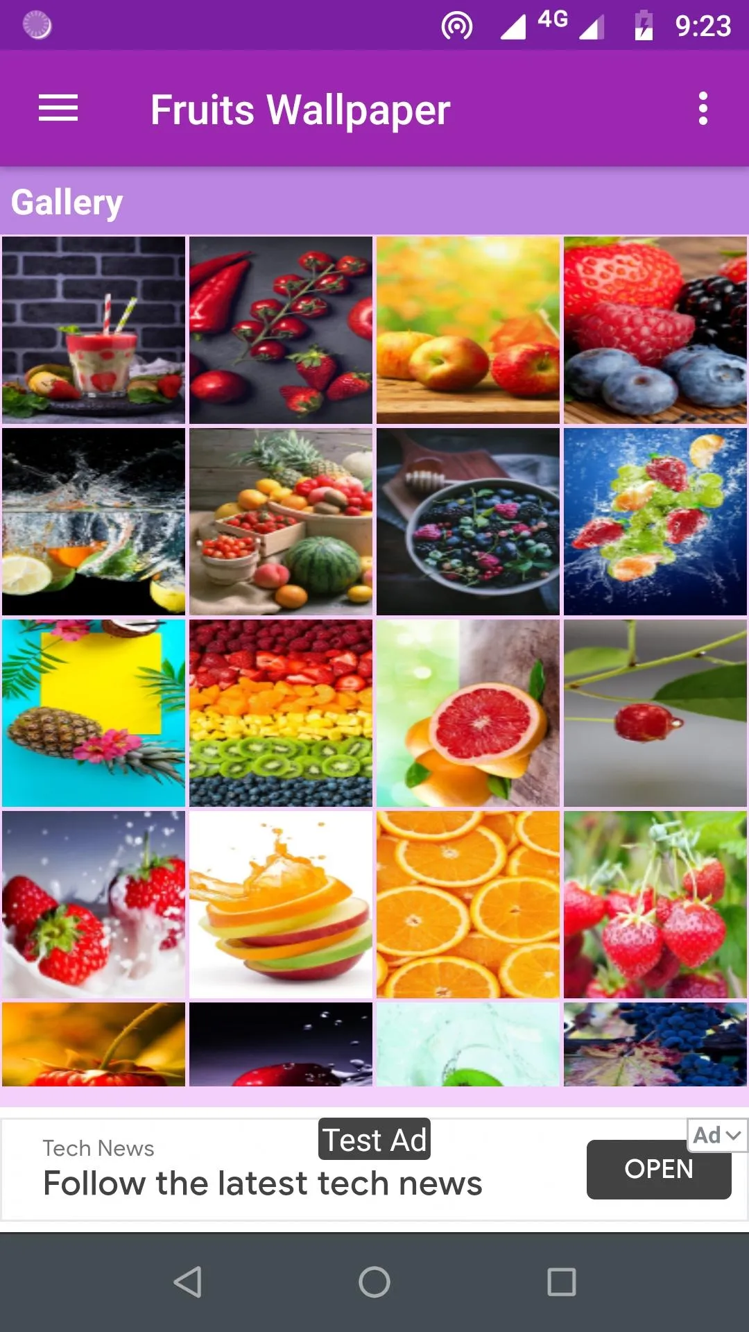 Fruits Wallpaper Gallery | Indus Appstore | Screenshot