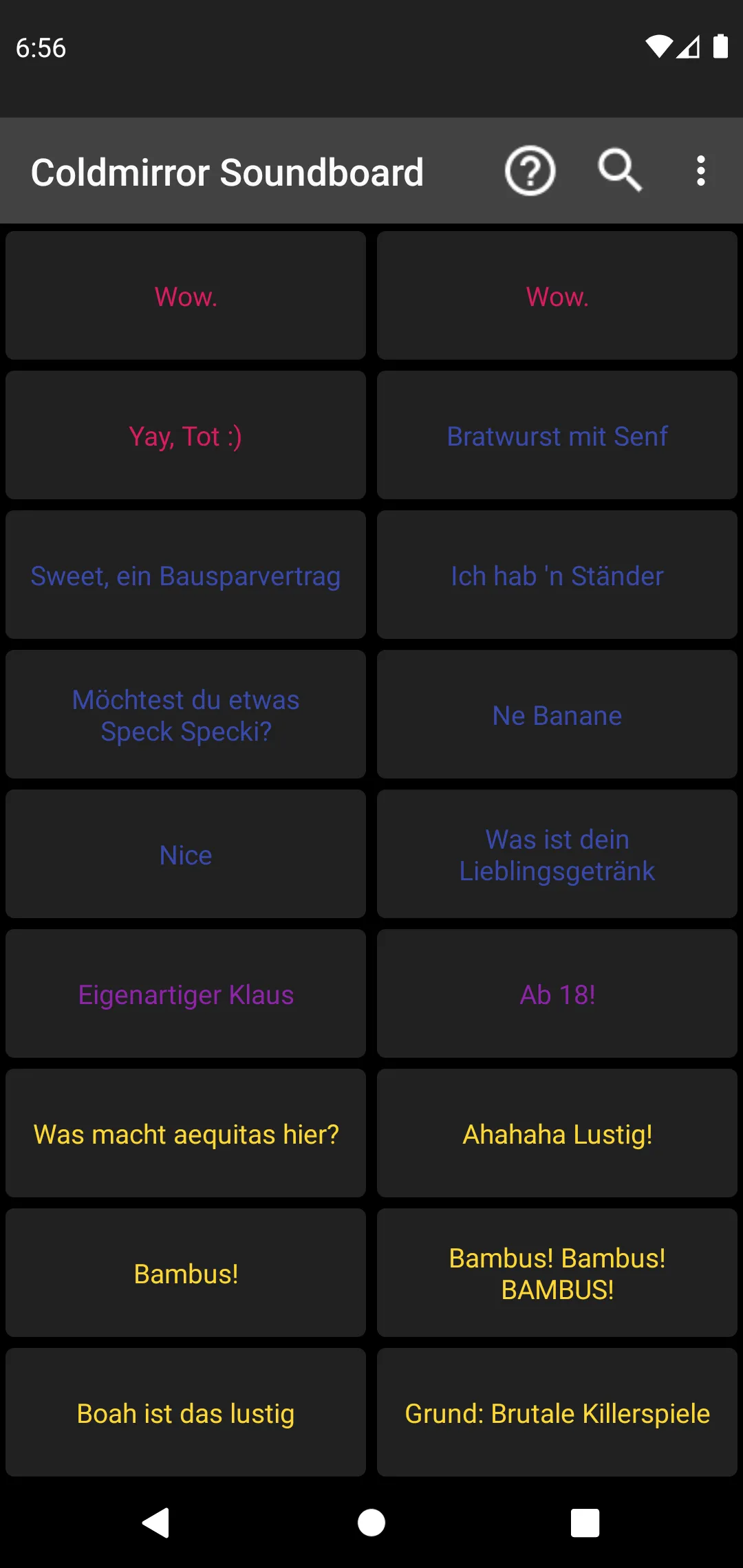 Coldmirror Soundboard | Indus Appstore | Screenshot