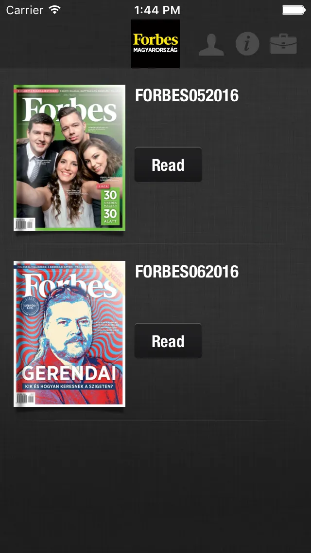 Forbes Magyarorszag | Indus Appstore | Screenshot