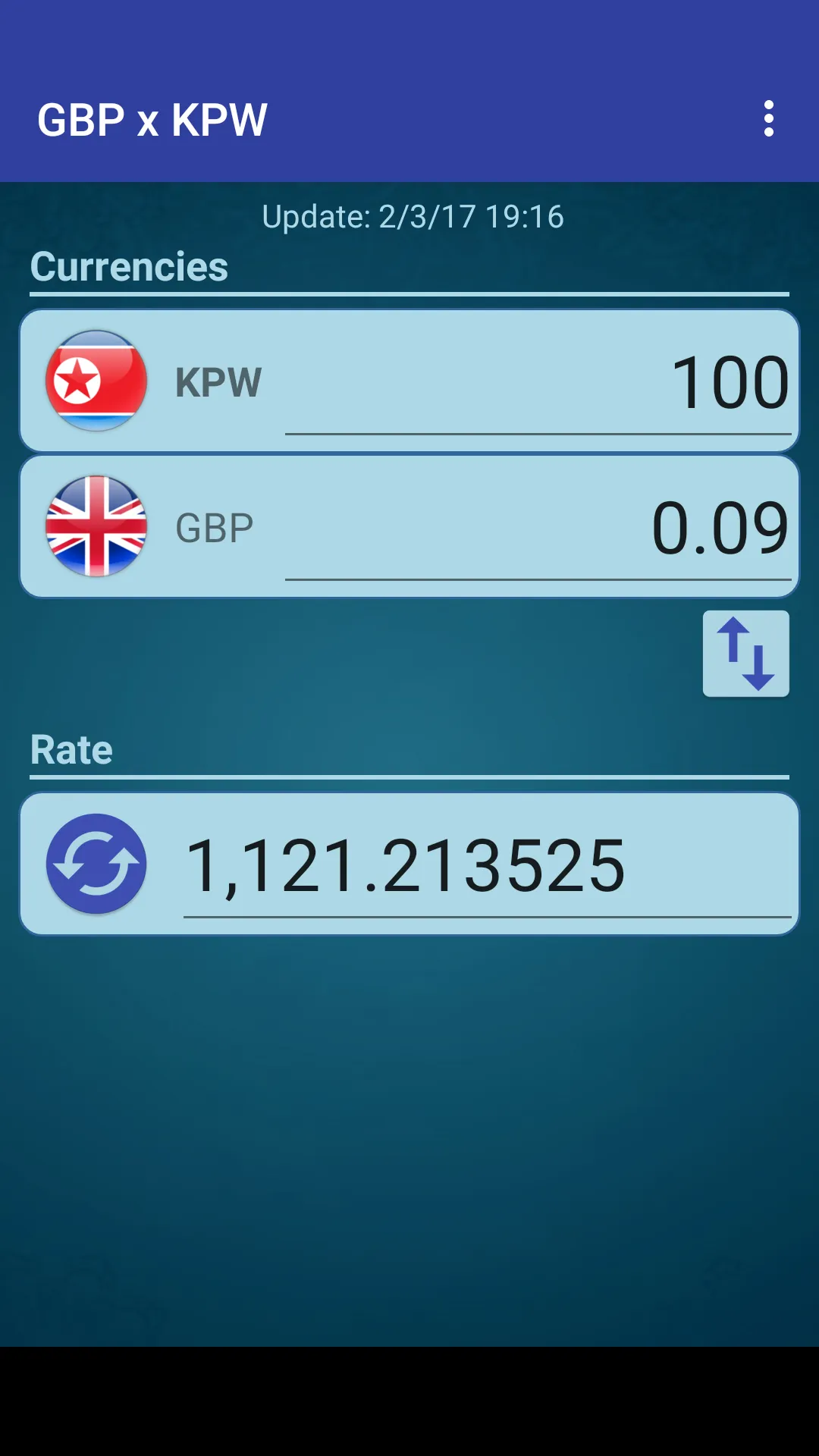 Pound GBP x North Korean Won | Indus Appstore | Screenshot