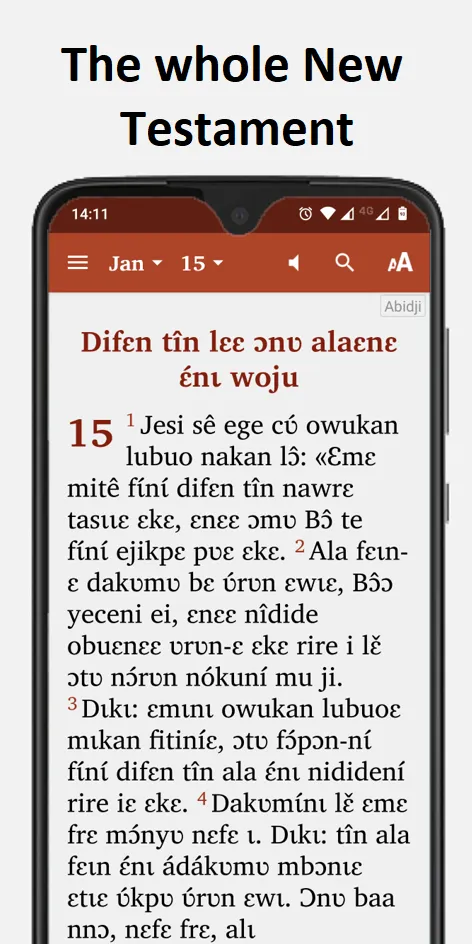 Bible in Abidji - with audio | Indus Appstore | Screenshot