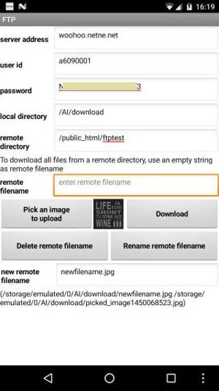 FTP Extension | Indus Appstore | Screenshot