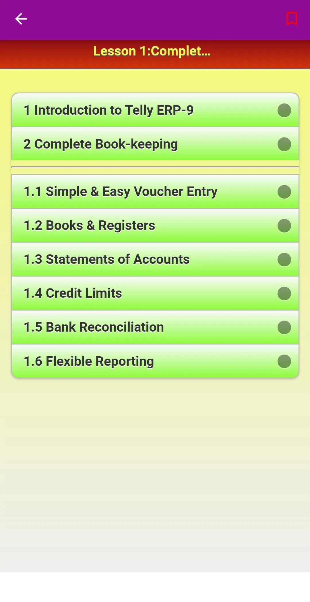 Full Tally Erp9 Course Offline | Indus Appstore | Screenshot