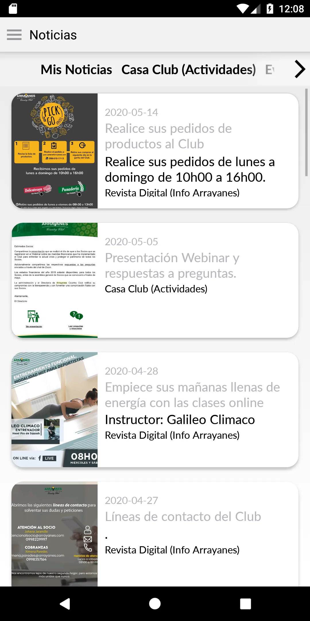 Arrayanes EC | Indus Appstore | Screenshot