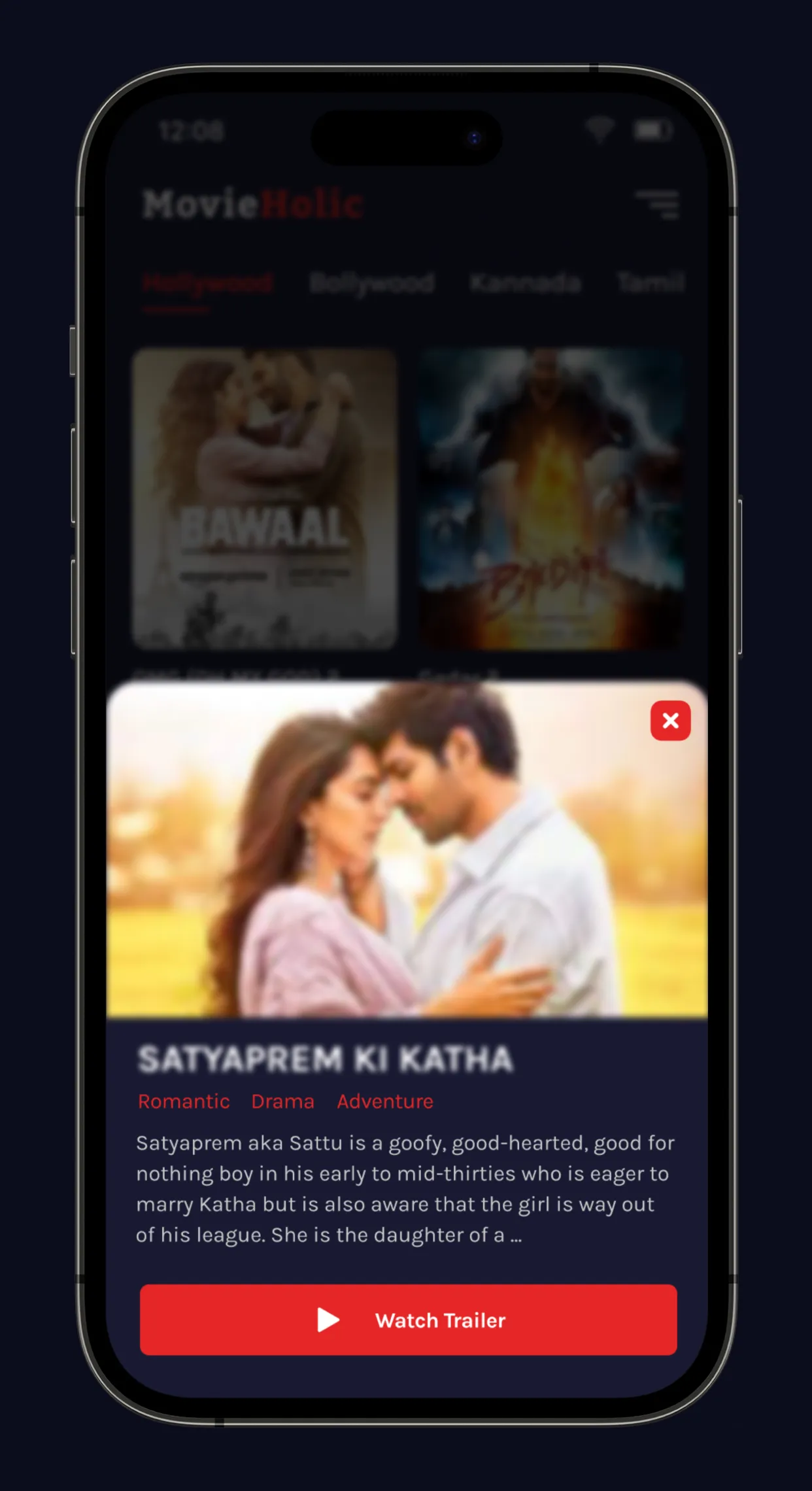 Movieholic - Movie Guide App | Indus Appstore | Screenshot