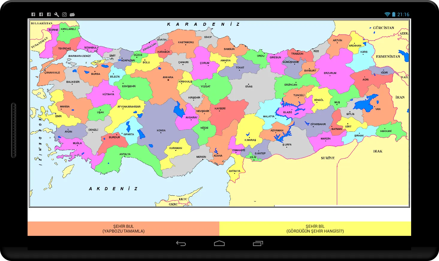 Şehir Bulma Oyunu | Indus Appstore | Screenshot