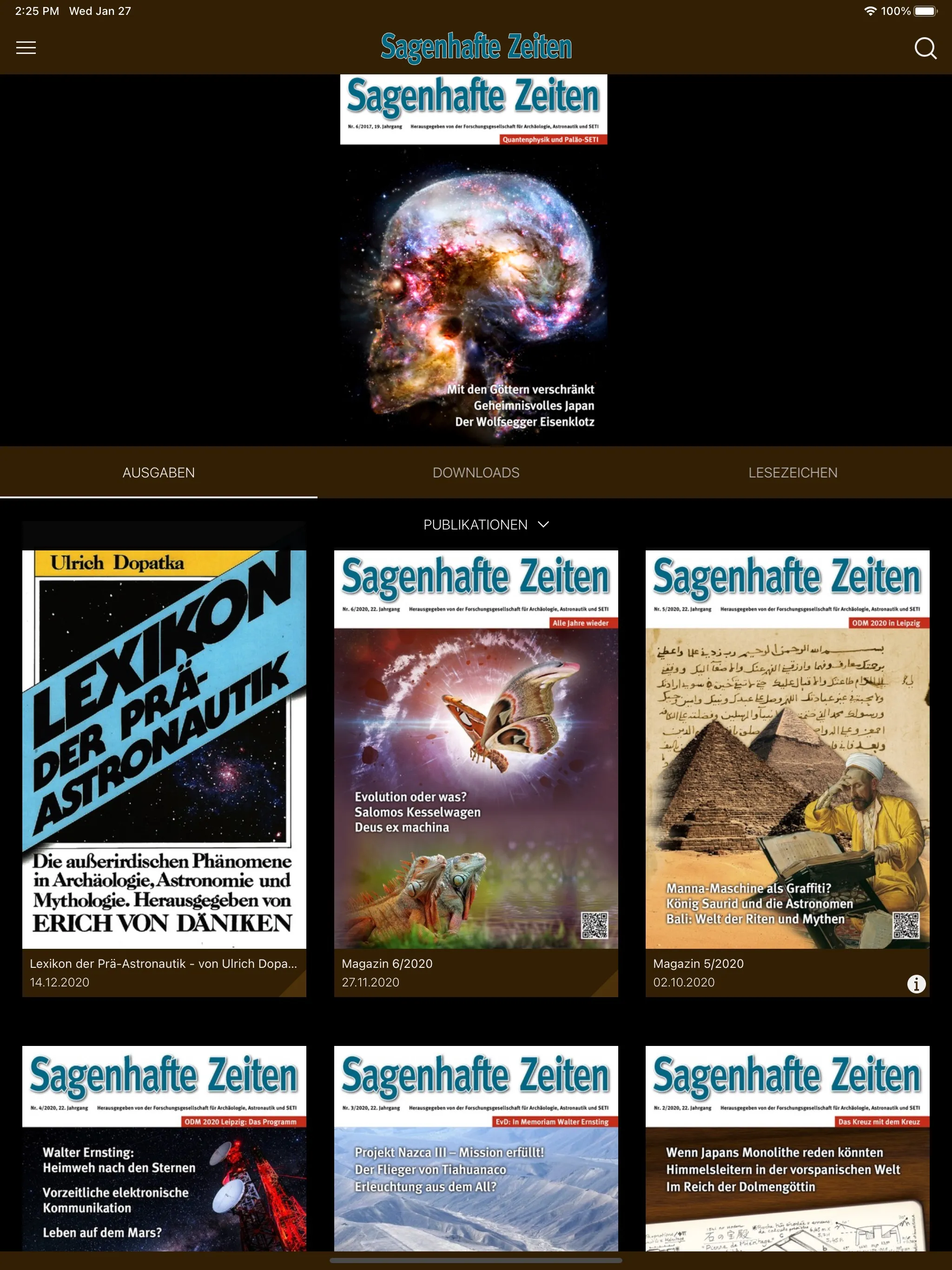 SAGENHAFTE ZEITEN Archiv-App | Indus Appstore | Screenshot