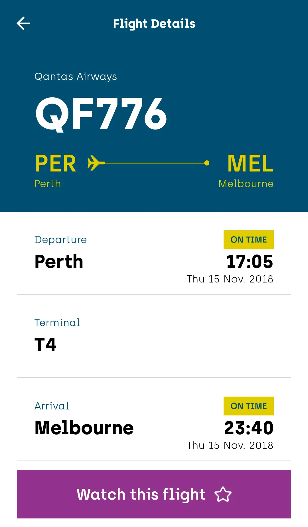 Perth Airport | Indus Appstore | Screenshot