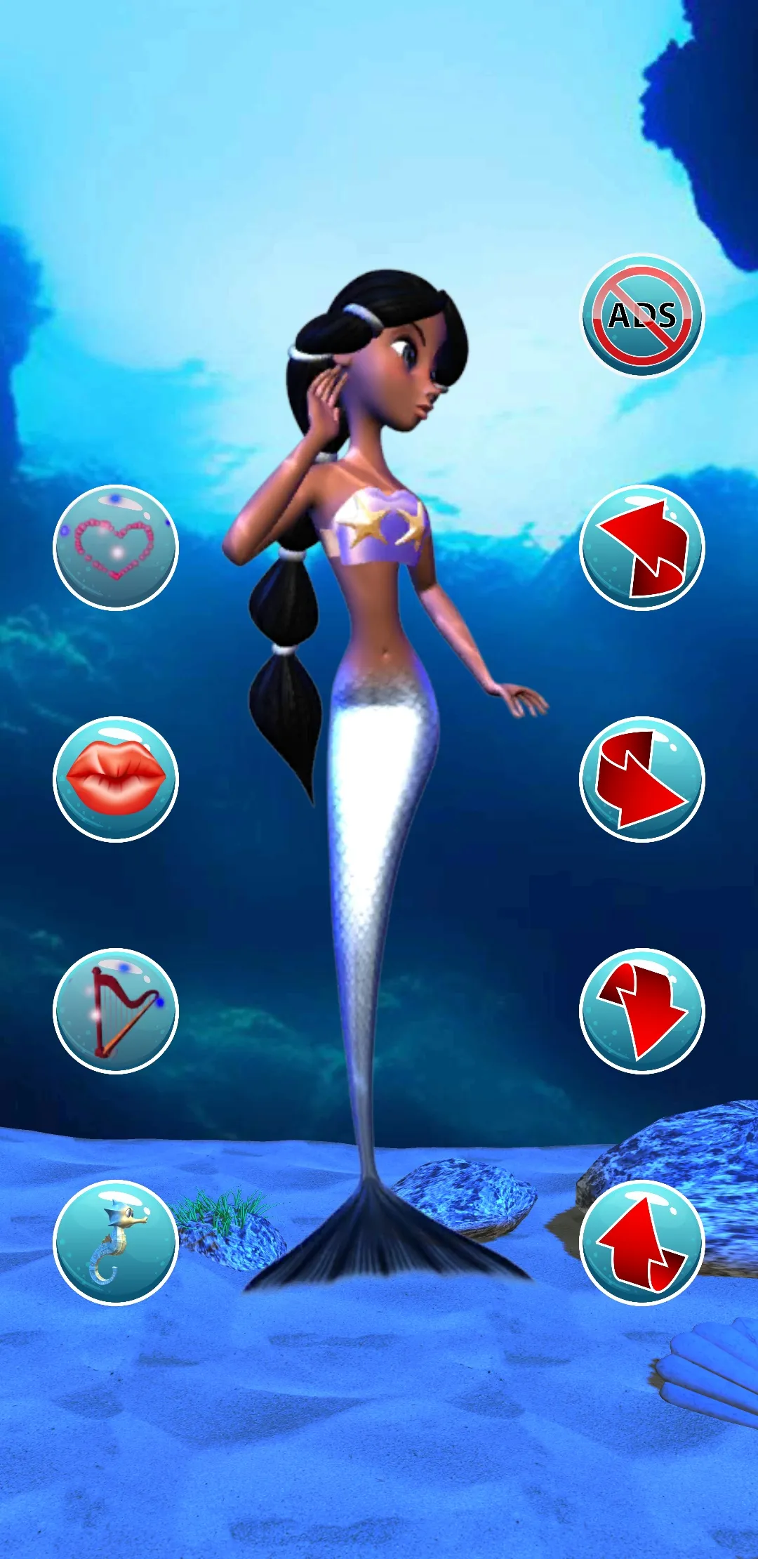 Diana The Talking Mermaid | Indus Appstore | Screenshot