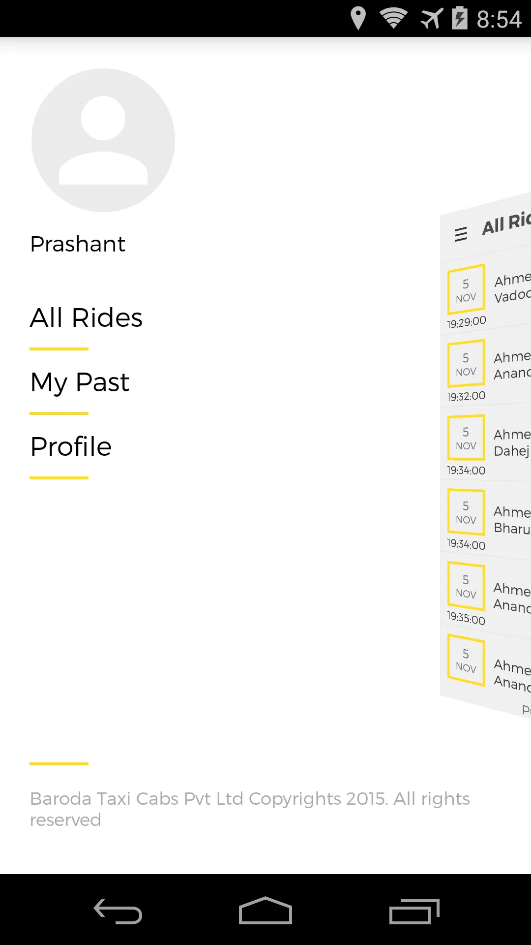 OneWay.Cab Partner | Indus Appstore | Screenshot