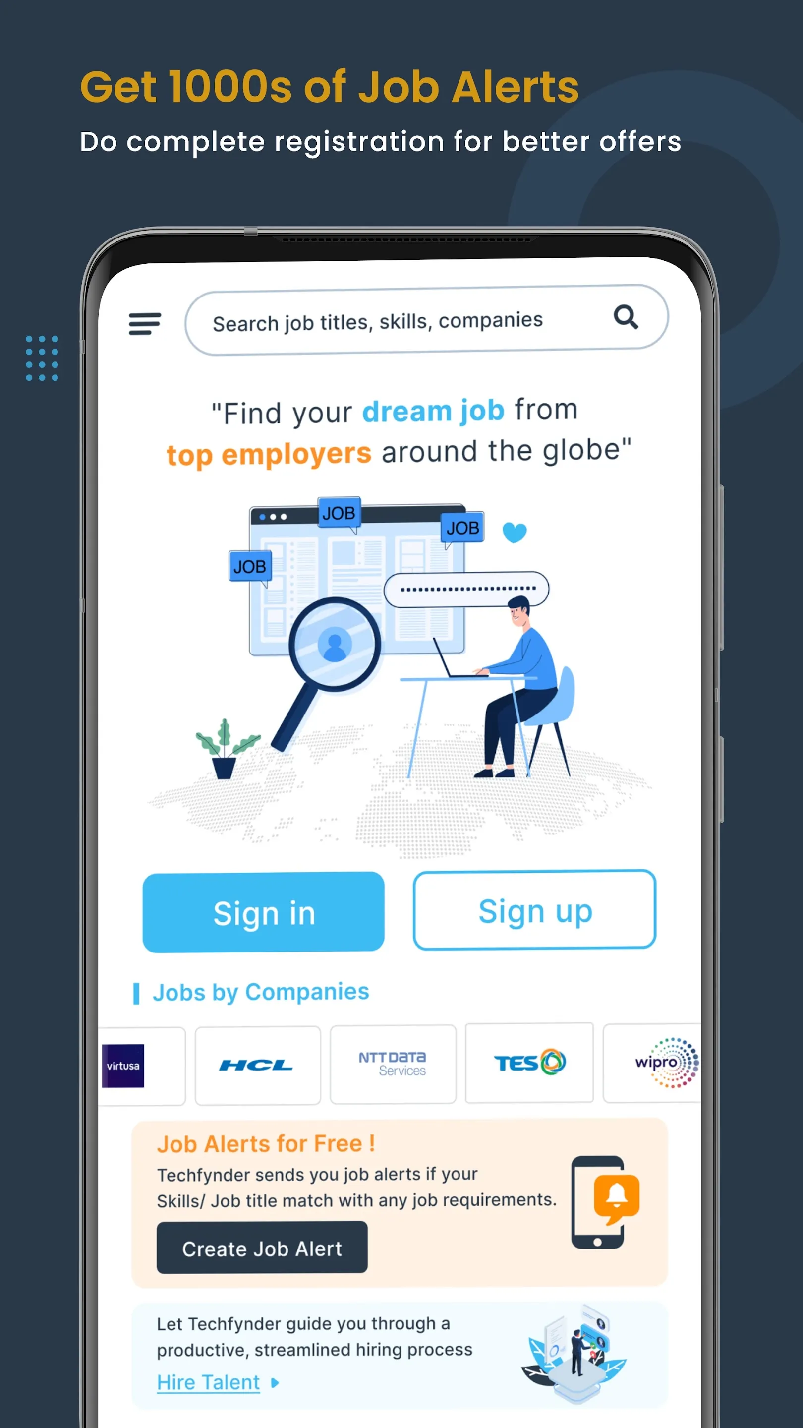 Techfynder: Job Search App | Indus Appstore | Screenshot