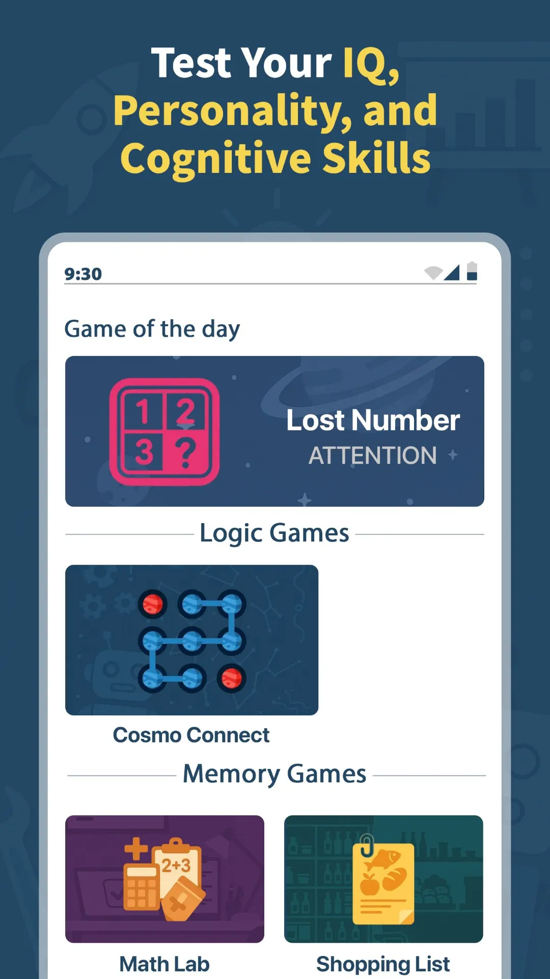 IQ Brain Training | Indus Appstore | Screenshot