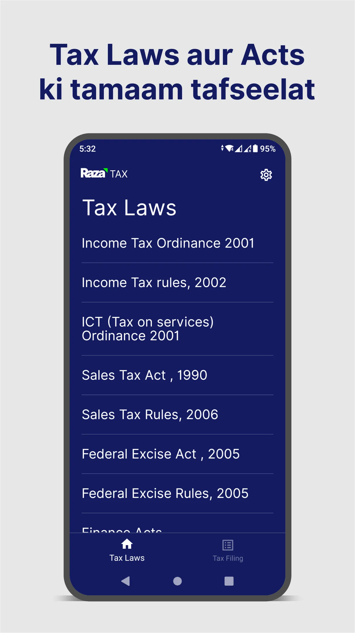 Raza Tax, Laws Planning Filing | Indus Appstore | Screenshot