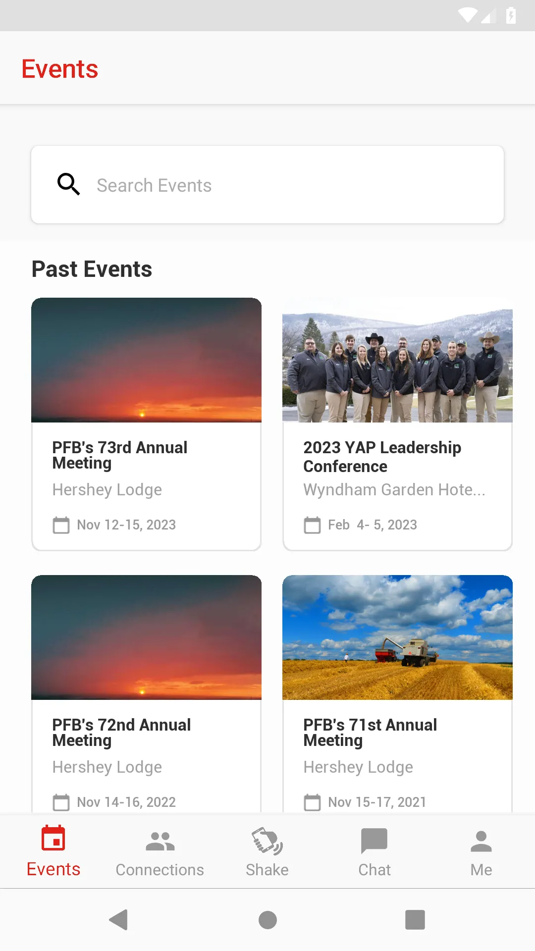 PFB Events | Indus Appstore | Screenshot