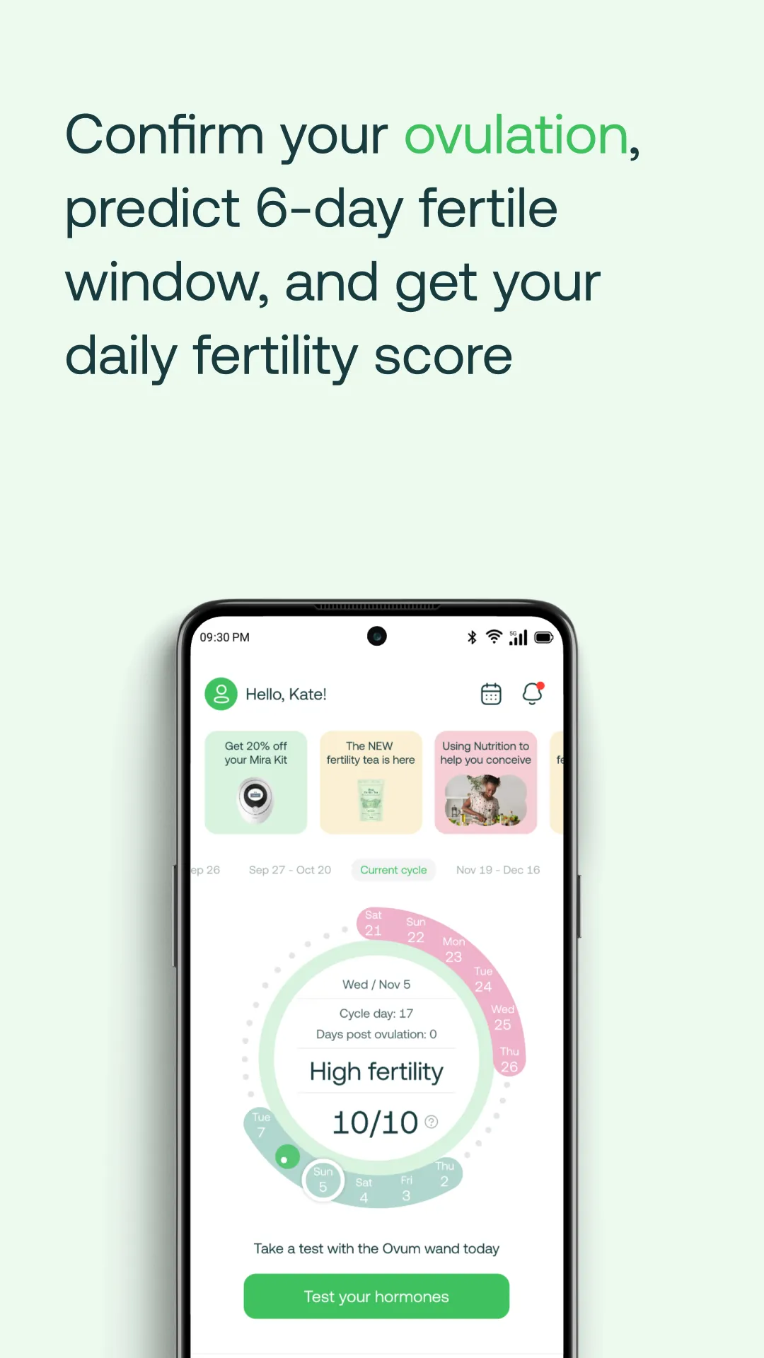 Mira Fertility & Cycle Tracker | Indus Appstore | Screenshot