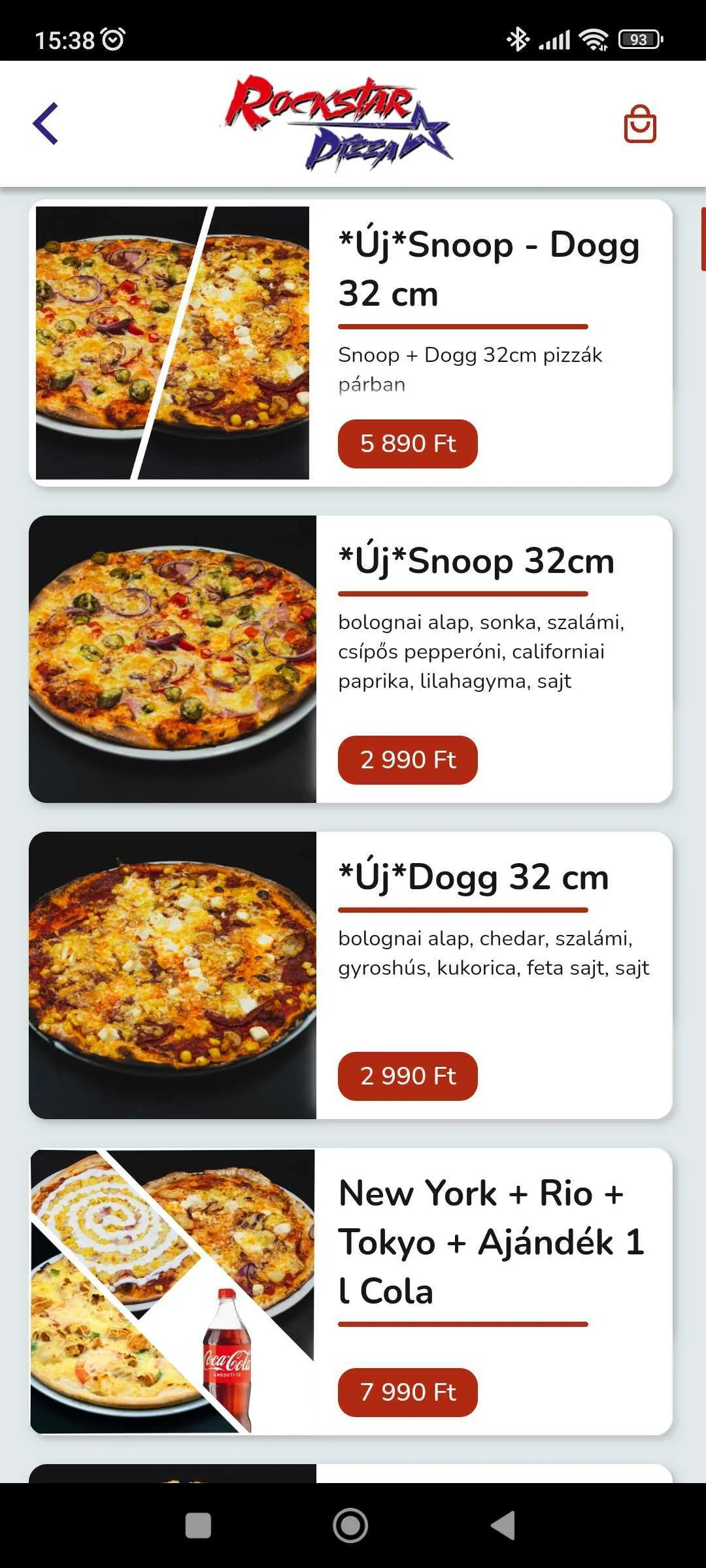 Rockstar Pizza Eger | Indus Appstore | Screenshot