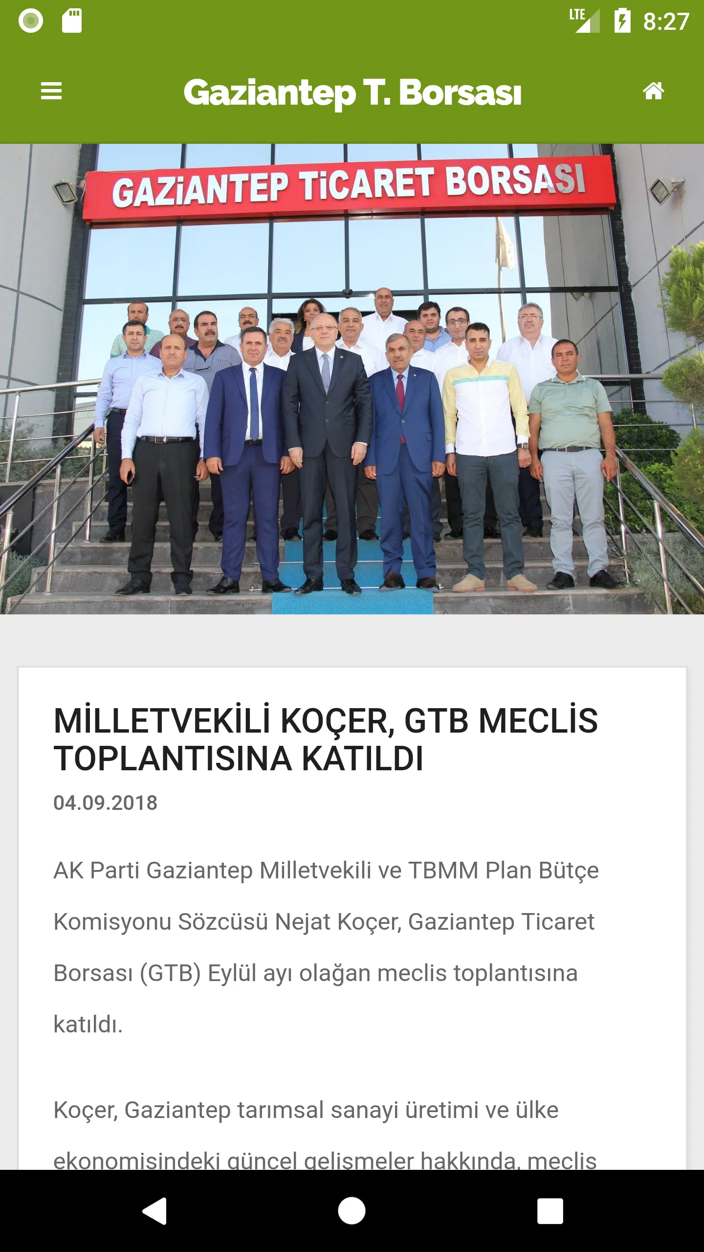 Gaziantep Ticaret Borsası | Indus Appstore | Screenshot