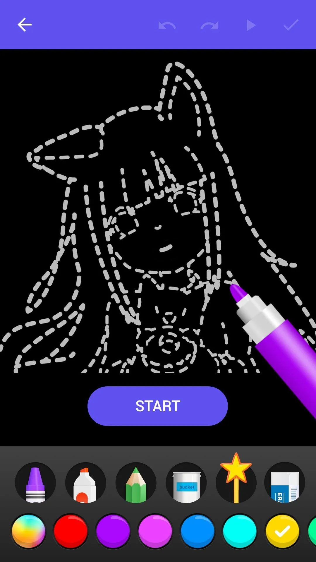 Draw Glow Comics | Indus Appstore | Screenshot
