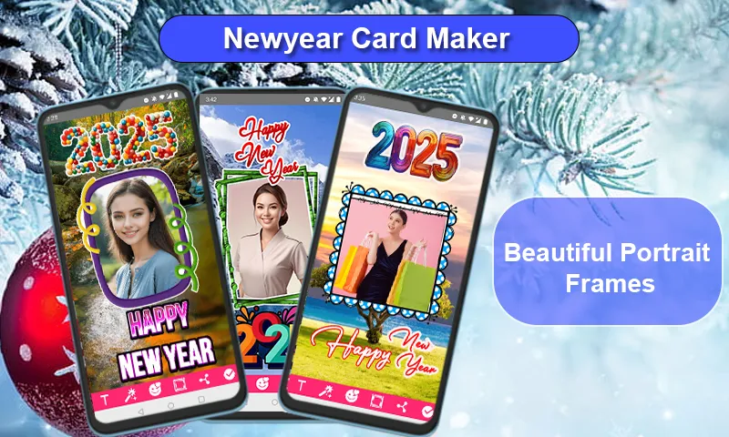 Newyear Card Maker | Indus Appstore | Screenshot