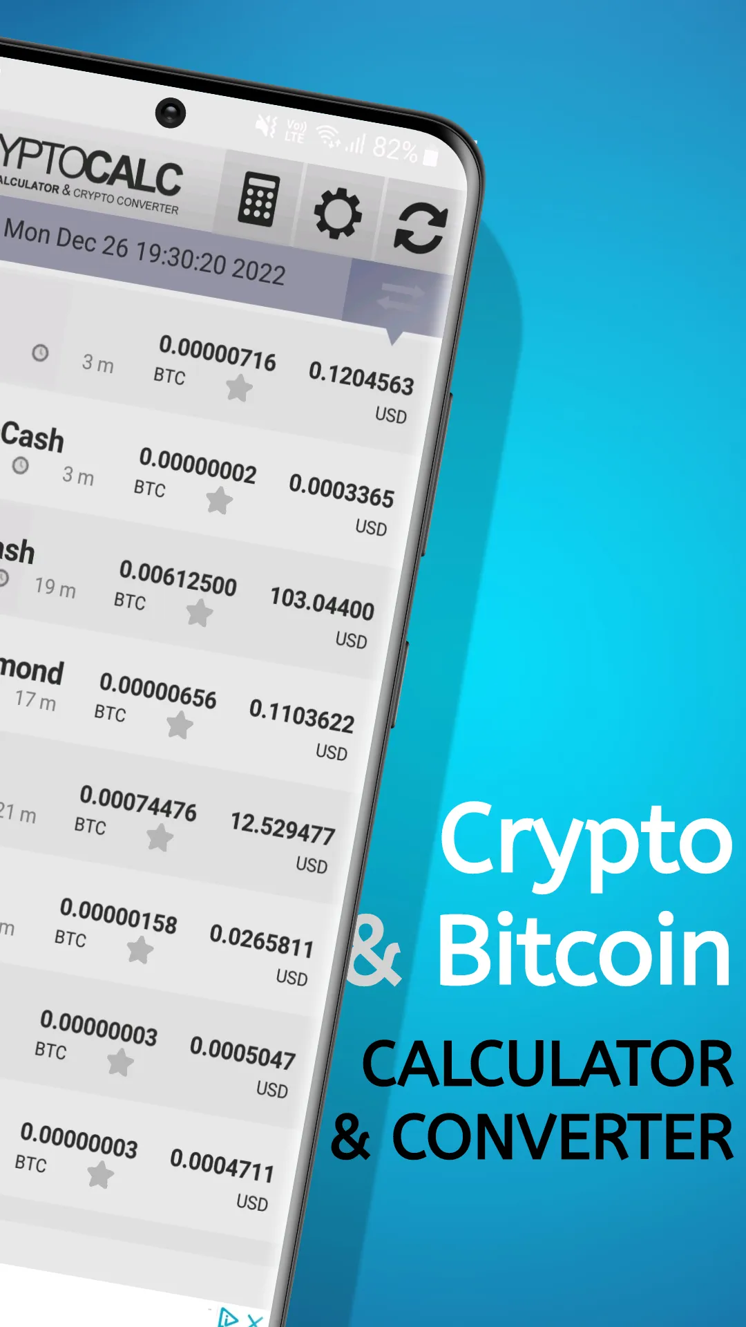 Bitcoin & Crypto Calculator | Indus Appstore | Screenshot