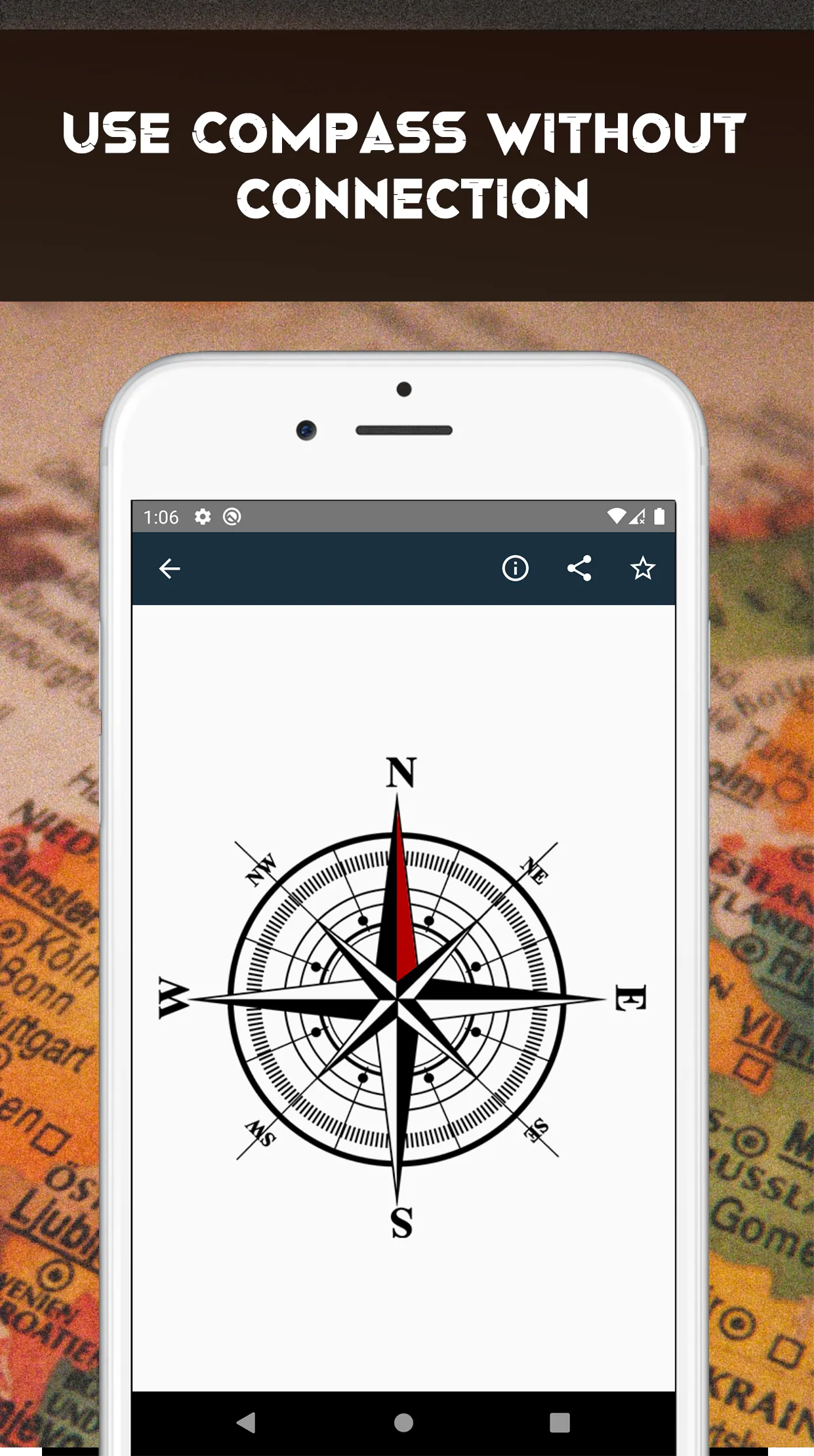 latitude longitude & compass | Indus Appstore | Screenshot