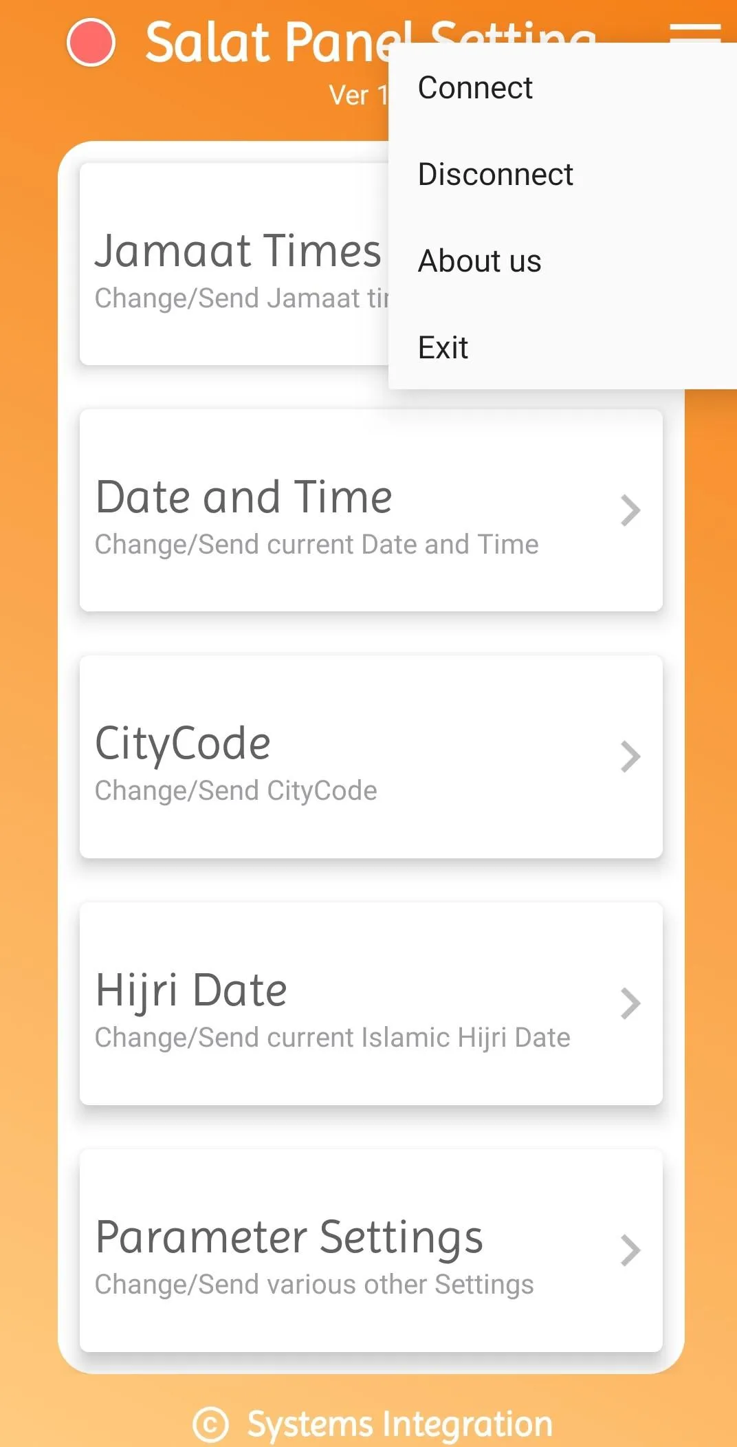 Salat Panel Setting | Indus Appstore | Screenshot