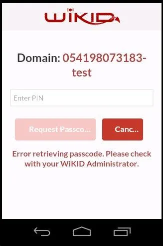 WiKID Enterprise Token - 4.0 | Indus Appstore | Screenshot