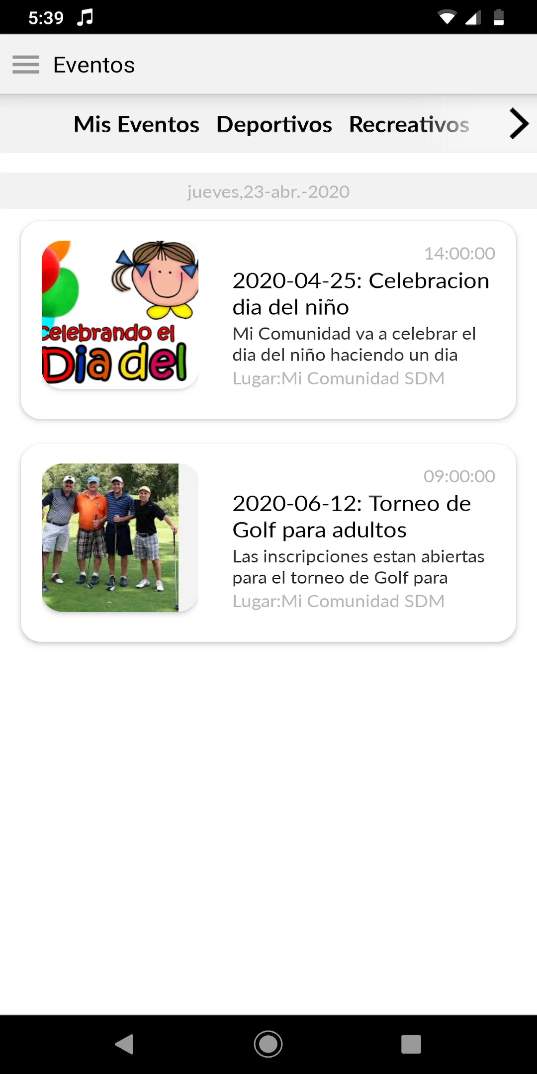 Mi Comunidad SDM | Indus Appstore | Screenshot