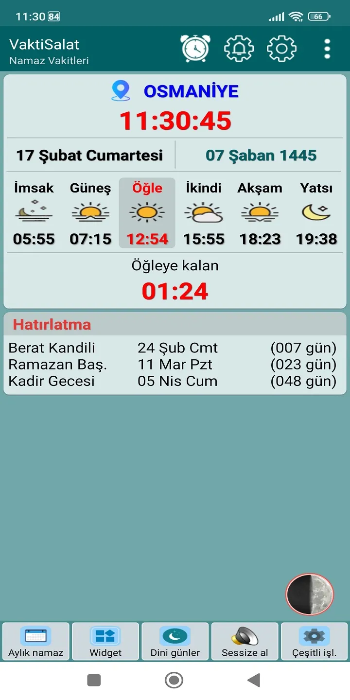 Namaz Vakitleri, Ezan Vakti | Indus Appstore | Screenshot