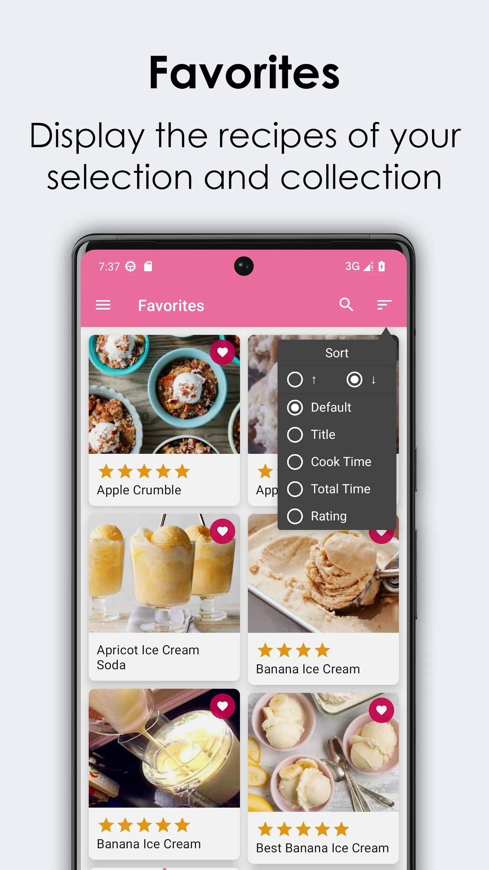 Ice Cream Recipes Cookbook | Indus Appstore | Screenshot