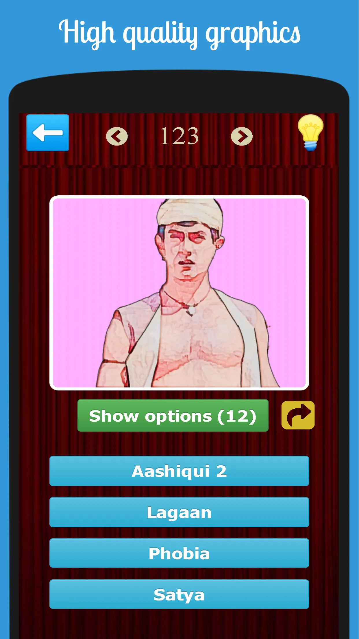 Bollywood Movies Guess - Quiz | Indus Appstore | Screenshot