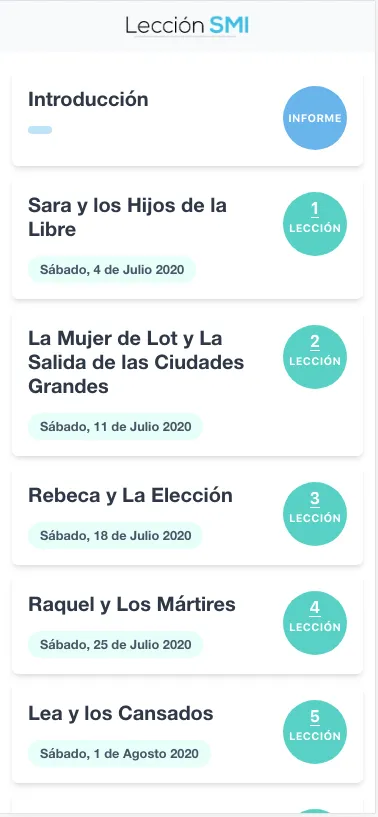 Lecciones SMI | Indus Appstore | Screenshot