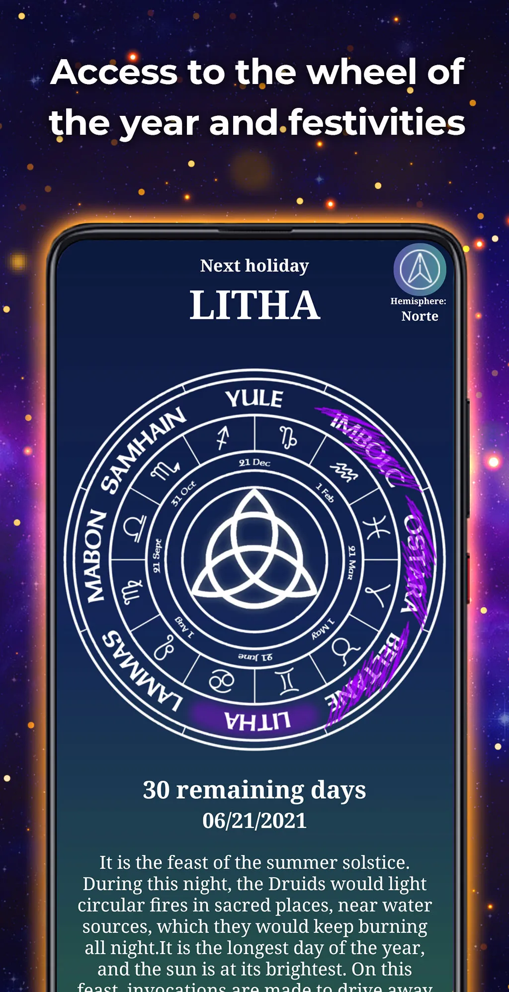 Wicca - Calendar and guide | Indus Appstore | Screenshot