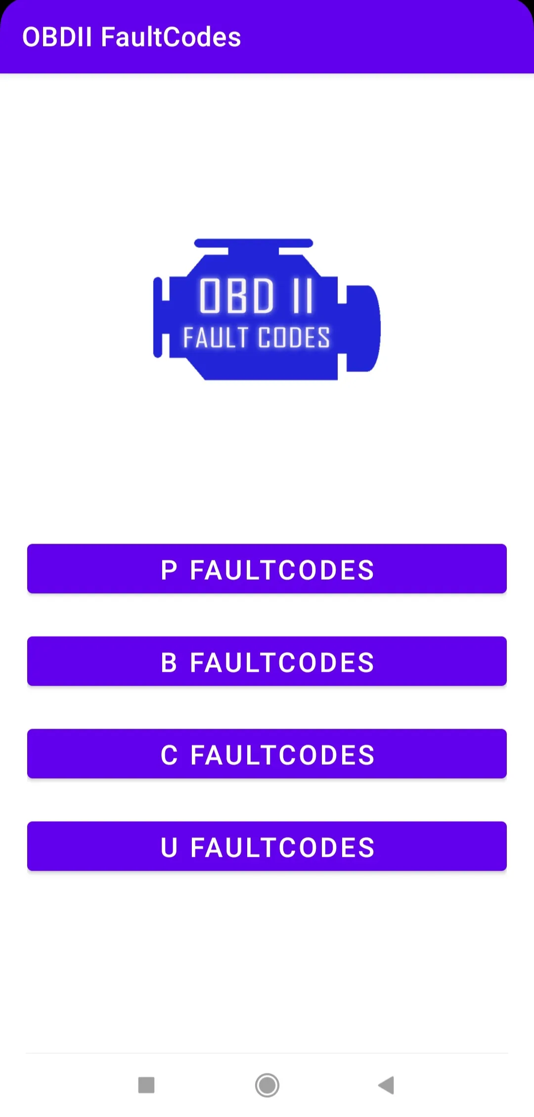 OBD II fault codes | Indus Appstore | Screenshot