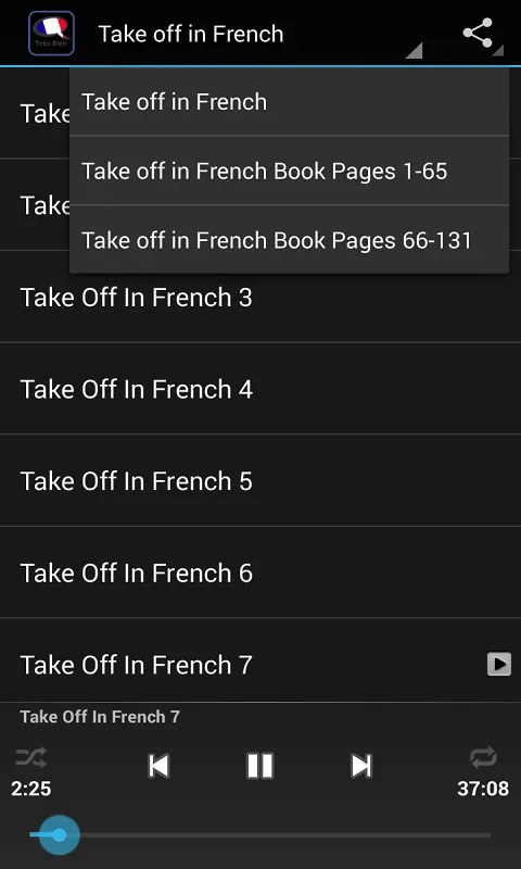 Learn French AudioBook | Indus Appstore | Screenshot