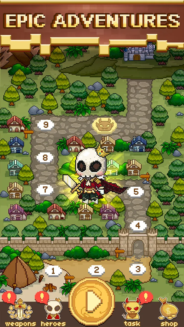 Skull Rider - Pixel RPG | Indus Appstore | Screenshot