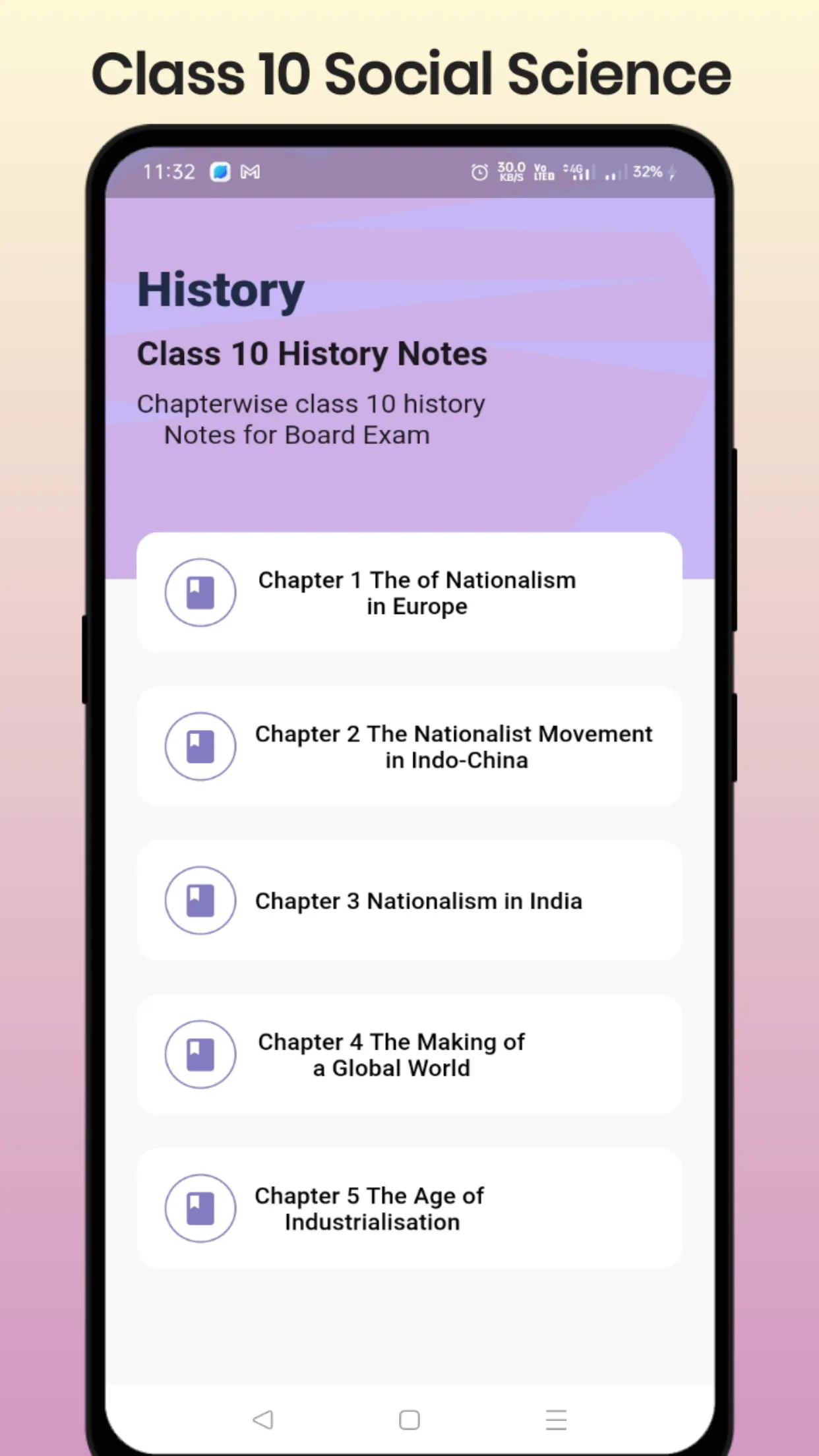 Class 10 Social Science Notes | Indus Appstore | Screenshot